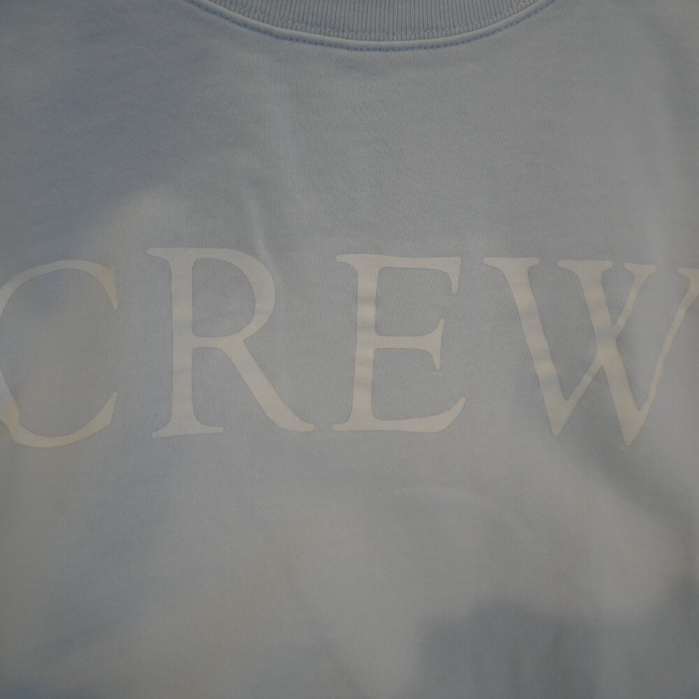 J. Crew Light Blue Sweatshirt - Picture 3 of 8